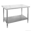 FED WB7-1000/A 1000mm stainless steel commercial workbench with undershelf