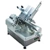 Yasaki AMS320B automatic deli slicer with 320mm blade, aluminium-magnesium alloy, stainless finish – front view, Australia