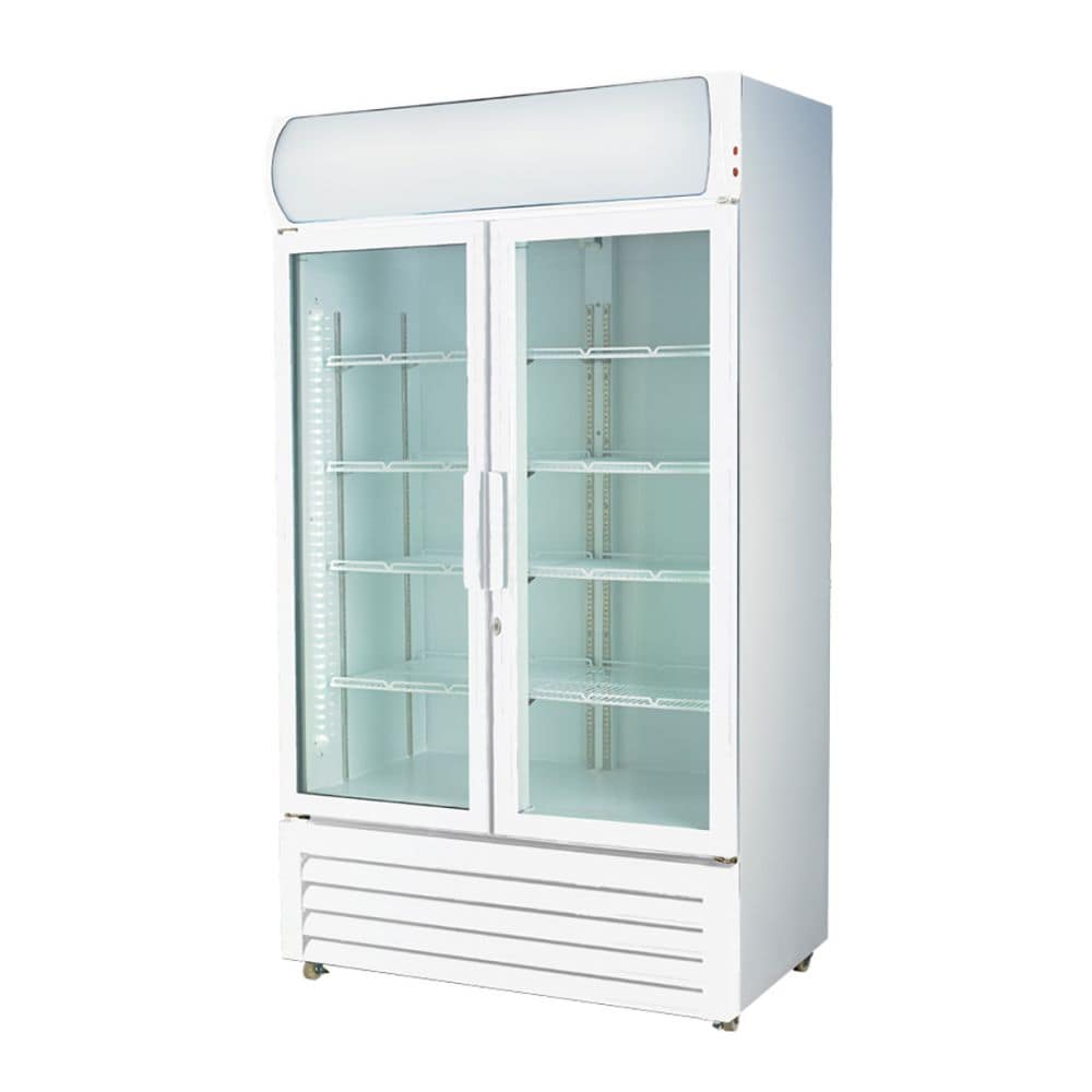 Thermaster LG-730P Two Glass Door Upright Drink Fridge – 730L, R290, LED - Image 2