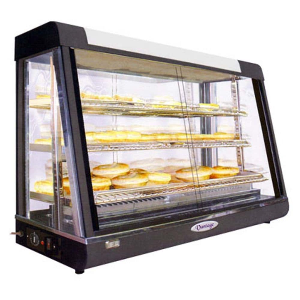 Benchstar PW-RT/1200/1E Pie Warmer – 100 Pie Capacity, Glass Display - Image 2