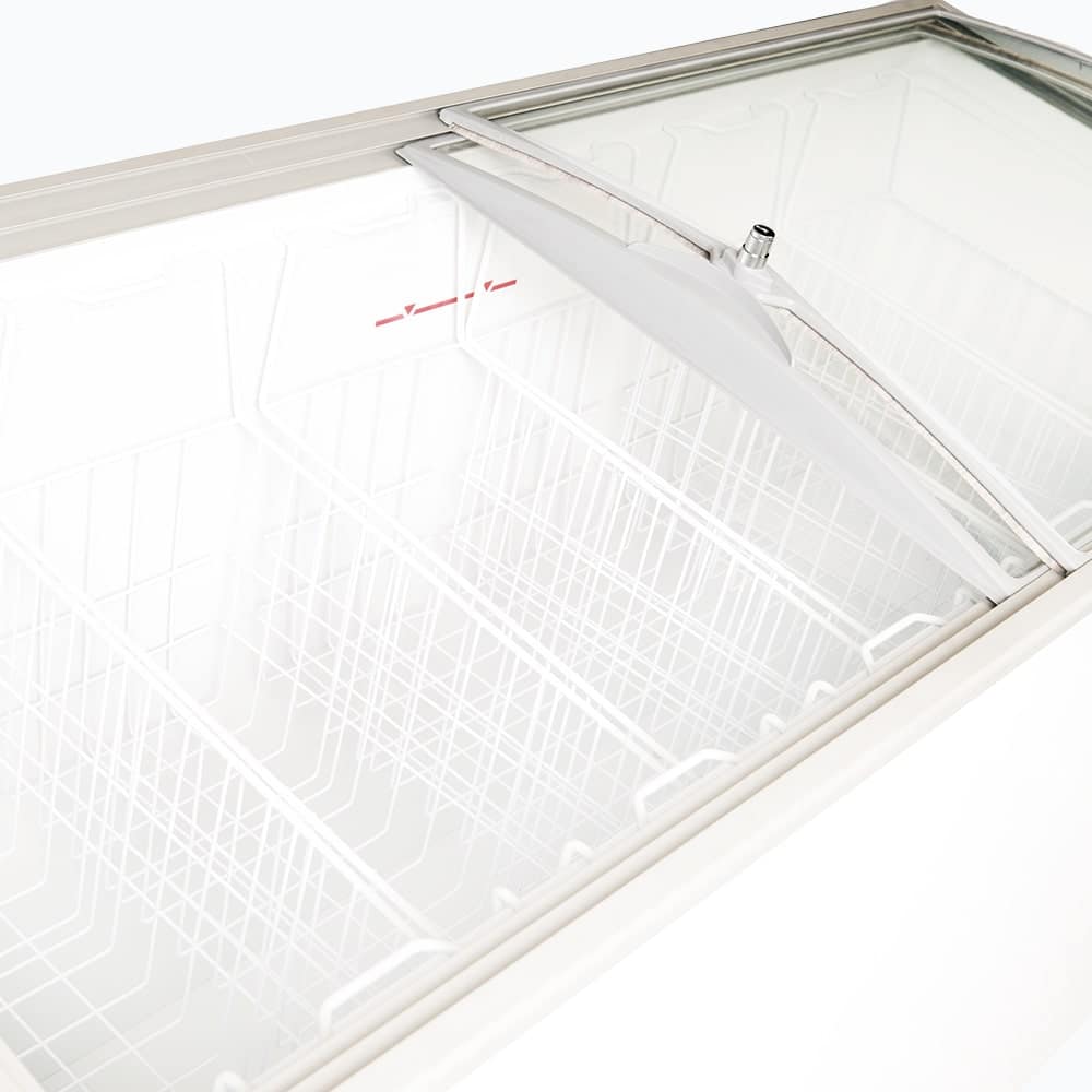 Bromic CF0500ATCG-NR Chest Freezer – 427L Curved Glass Top | 6-Star Retail Display - Image 8