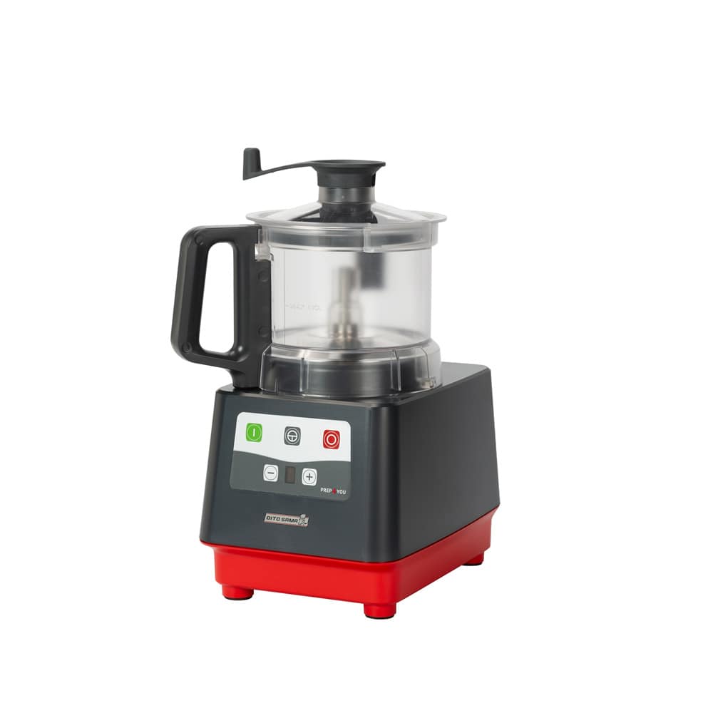 DITO SAMA P4U-PV2 Cutter Mixer Food Processor, 2.6L Copolyester Bowl, 9 Speed, IPX5, Commercial Use