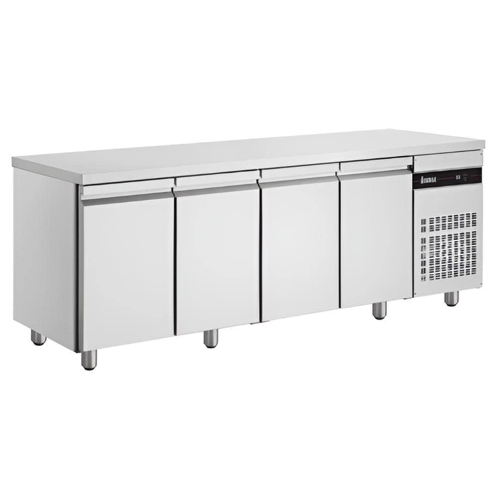 Inomak UBI7224 4-door undercounter fridge 2240mm wide stainless steel