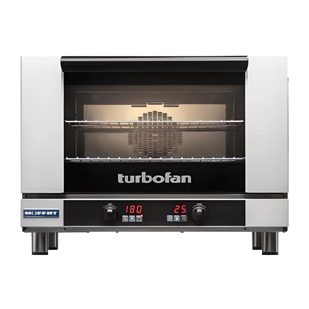 Turbofan E27D2 full size tray digital convection oven with steam injection