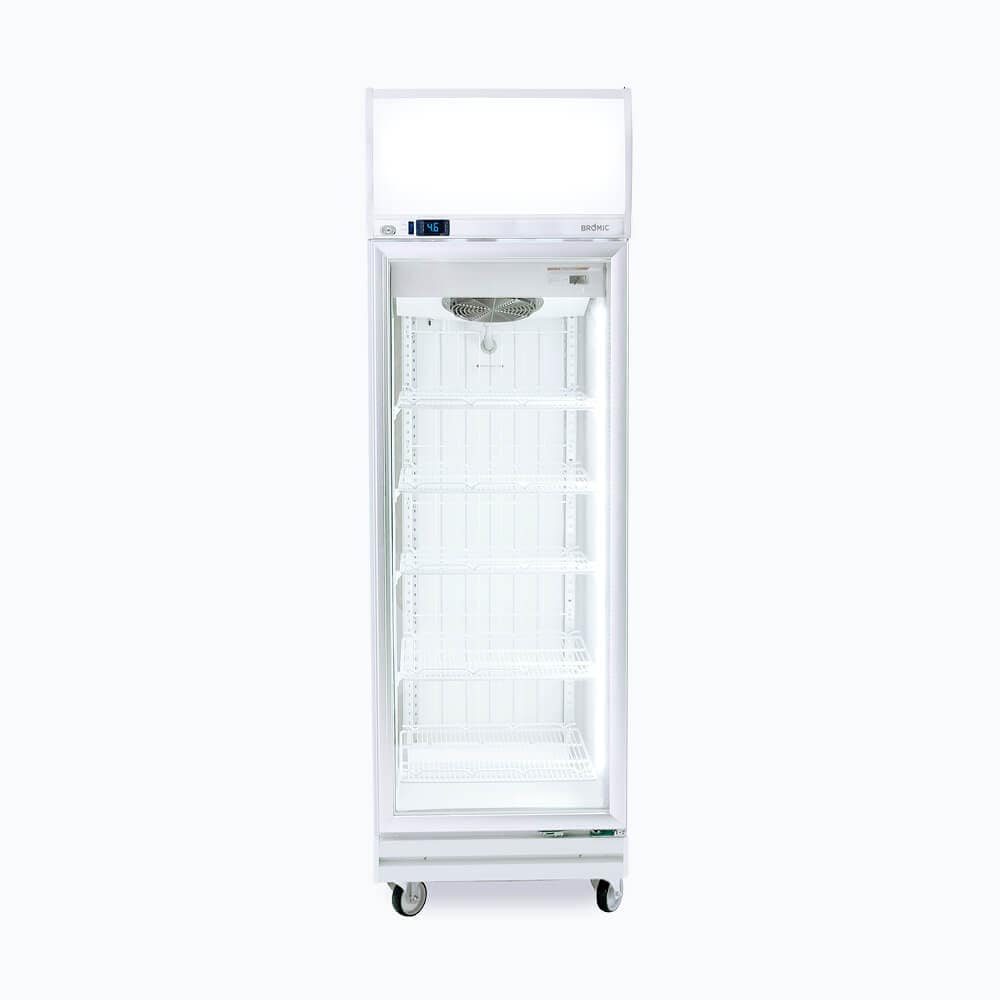 Bromic UF0500LF Upright Display Freezer with 444L Capacity and LED Lightbox