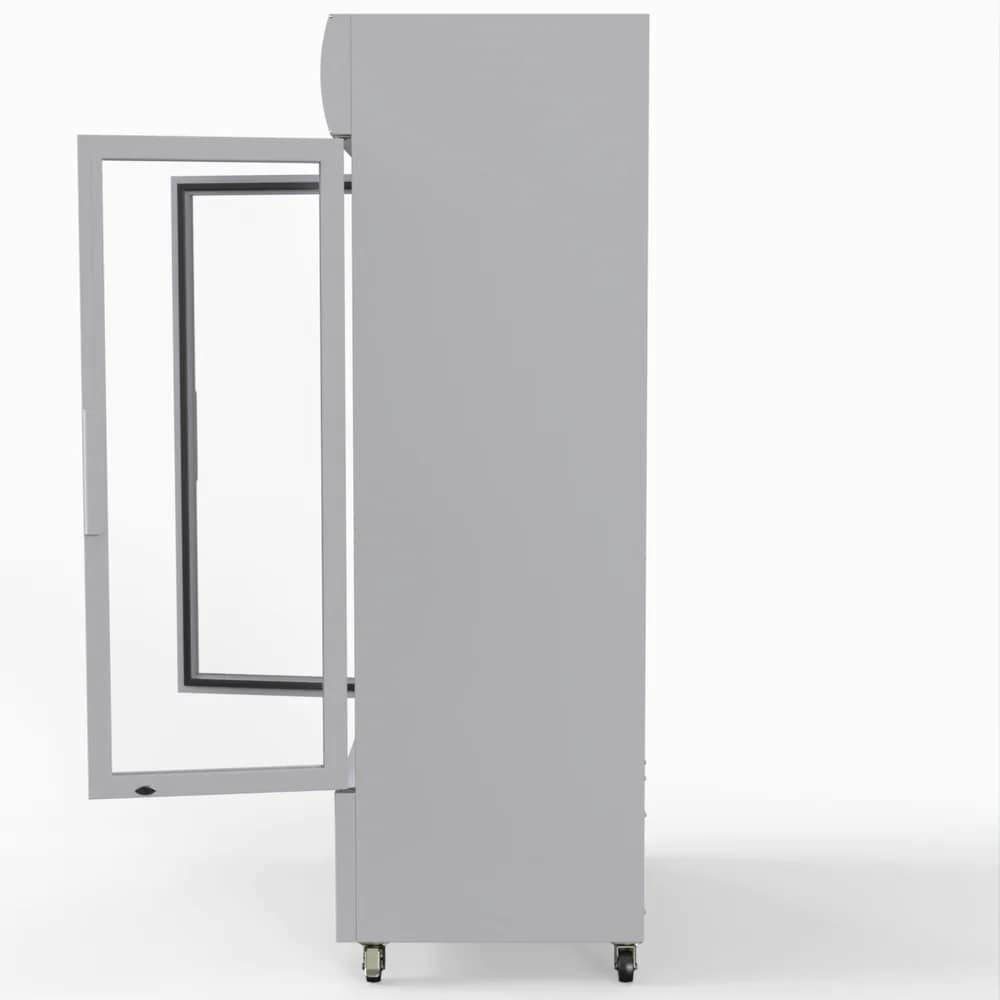 Thermaster LG-1000P Upright Drink Fridge – 1000L, 2 Glass Doors, White - Image 2