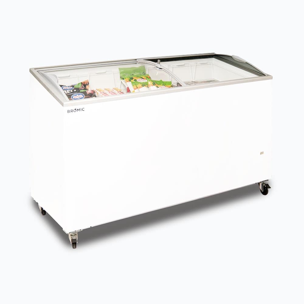 Bromic CF0500ATCG-NR Chest Freezer – 427L Curved Glass Top | 6-Star Retail Display - Image 2
