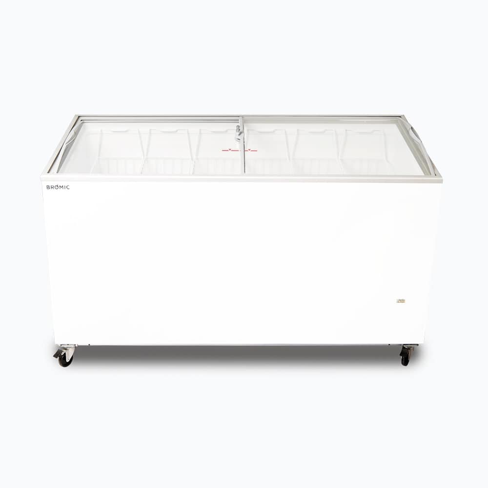 Bromic CF0500ATCG-NR Chest Freezer – 427L Curved Glass Top | 6-Star Retail Display - Image 5