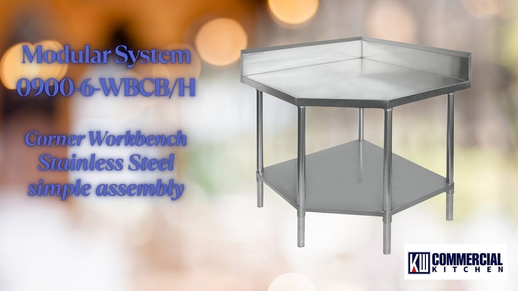 Corner Benches | Stainless Steel Corner Workstations for Efficient Kitchen Layouts