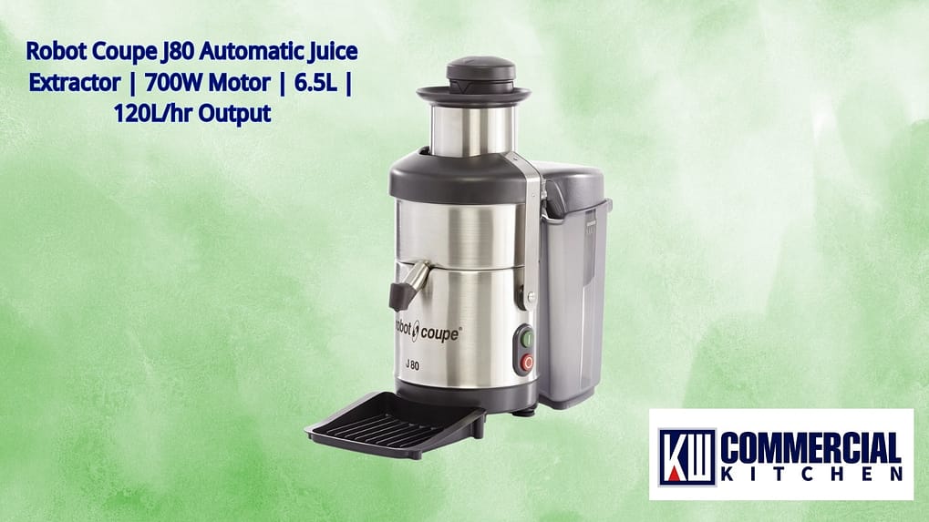 Robot Coupe J 80 Automatic Juice Extractor | 700W Motor | 6.5L | 120L/hr Output