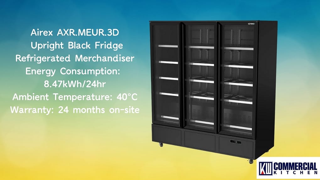Airex AXR.MEUR.3D 3 Door Upright Refrigerated Merchandiser