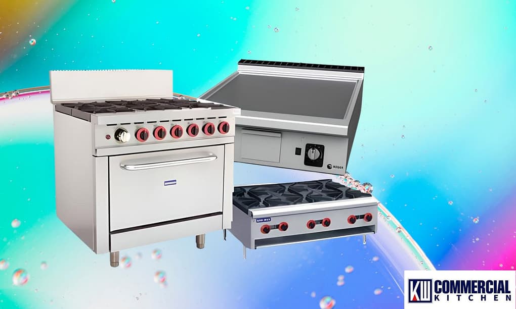 commercial gas cooktops Australia, buy from KW Commercial, burner range supplier