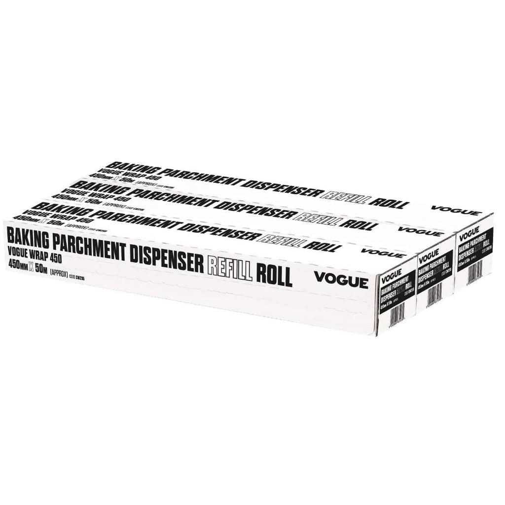 Baking Parchment Refills for Vogue Wrap450 Dispenser (CW205).
