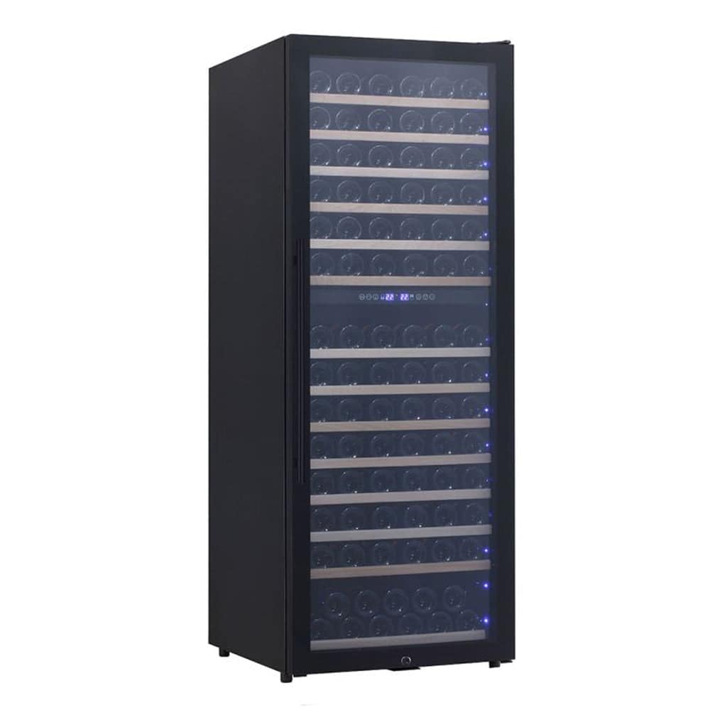 Thermaster WB-155B Dual Zone Medium Wine Cooler – 155 Bottle, Beech Shelves - Image 2