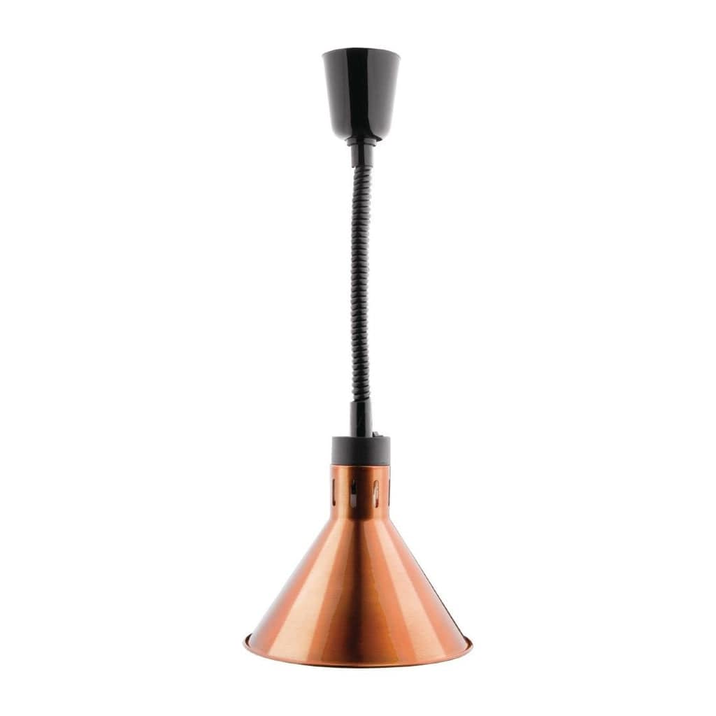 Apuro DY463-A Copper Heat Shade – Retractable Conical, 250W Max - Image 2