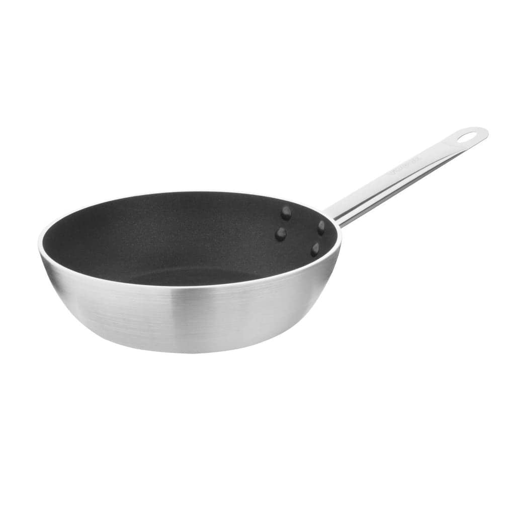 Vogue CB904 aluminium non-stick induction flared sauté pan 240mm 1.1L Teflon Platinum Plus – Australia