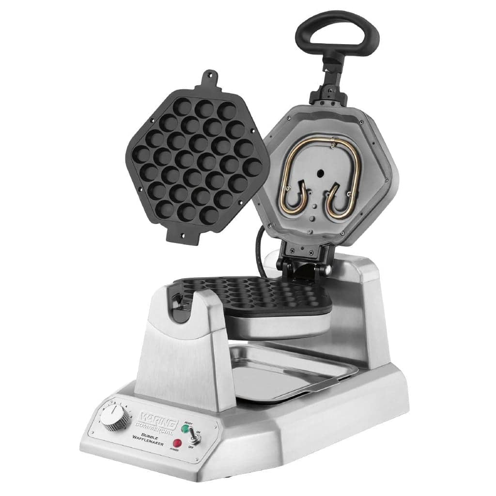 Waring DK079 Bubble Waffle Maker – Rotary Plates, 25 Waffles/Hour, 240V - Image 2