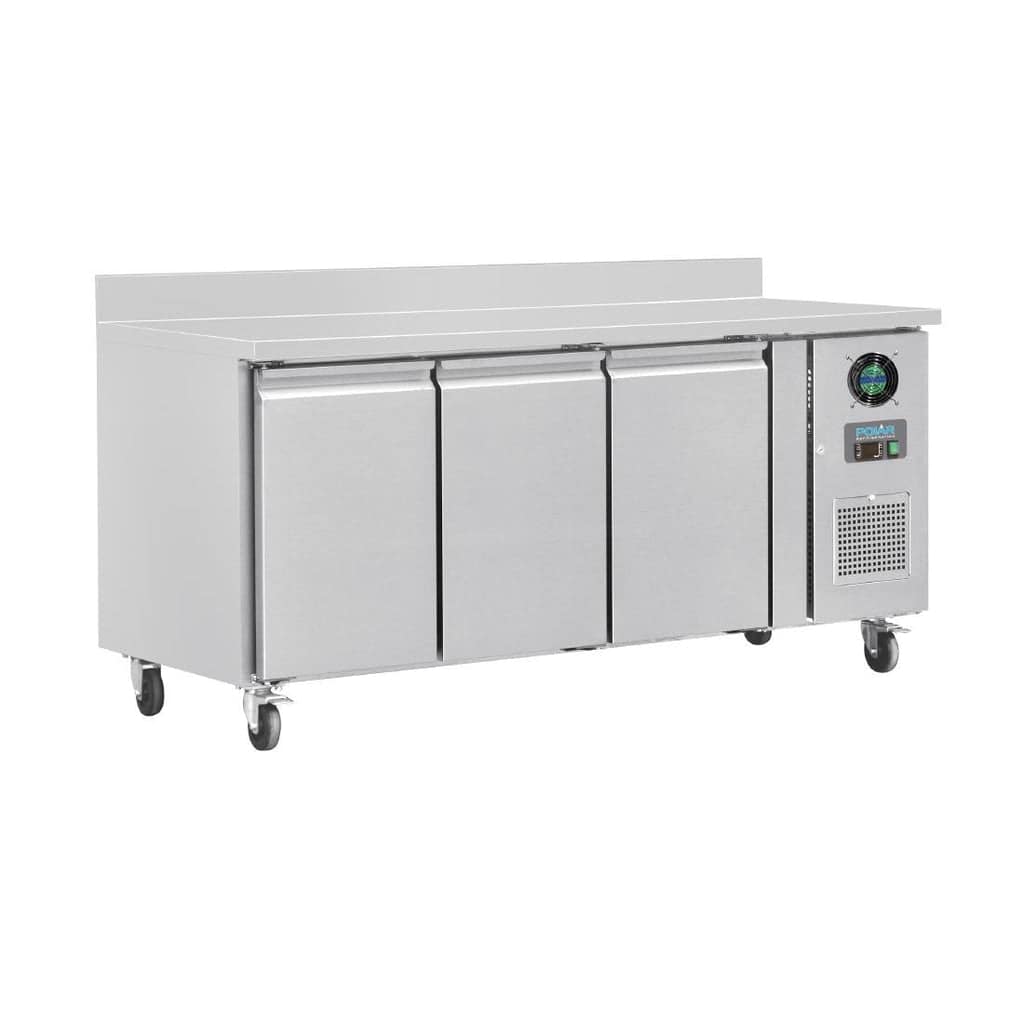 Polar DL917-A U-Series Triple Door Counter Freezer with Upstand – 417L - Image 3