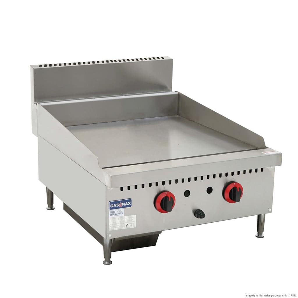 Gasmax GG-24 Two Burner NG Griddle Top – 610mm, 60MJ/h | KW Commercial Kitchen - Image 2