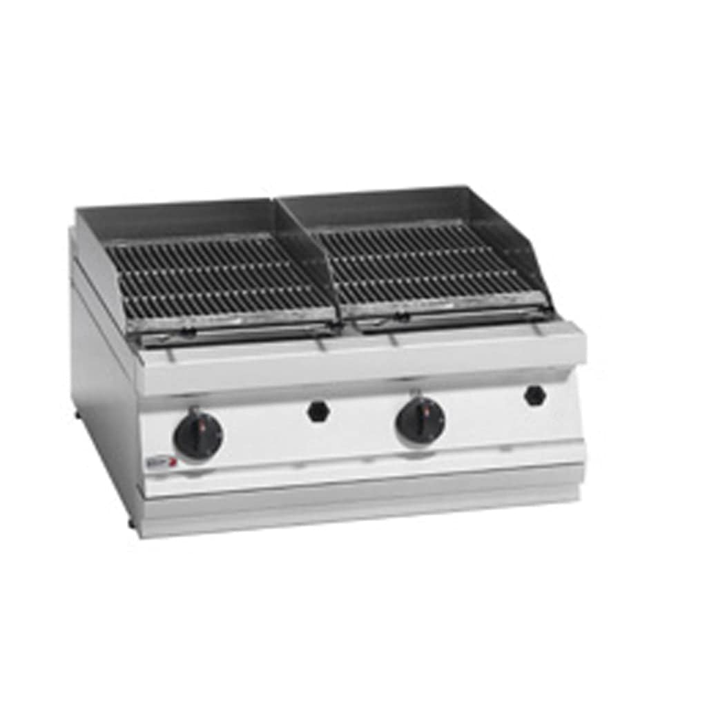 Fagor BG7-10LPG 700 Series LPG Charcoal Grill – 2 Grid, Lava Rock - Image 3