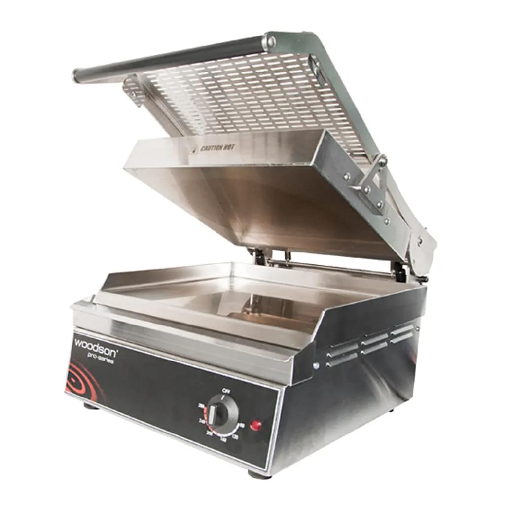 Woodson W.GPC350 Contact Grill | Smooth Plate 350x350mm - Image 2