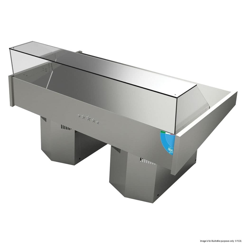 Bonvue Multiplexable Serve-over Refrigerated Fish Open Display - FSG2000 - Image 2
