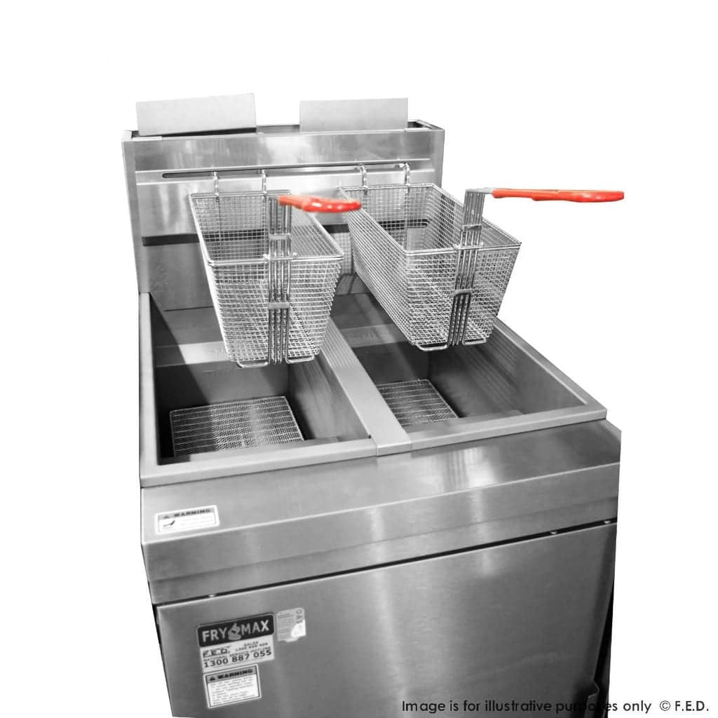 Frymax RC400TE Superfast Twin Vat Gas Tube Fryer | 120MJ, AGA Approved - Image 2