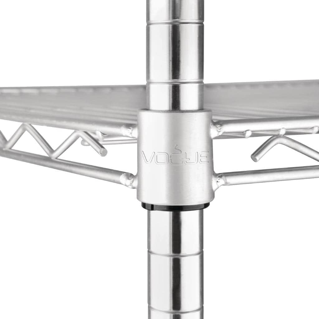 Vogue Flat Pack 4 Shelf Unit - 915x460x1840mm - Image 2