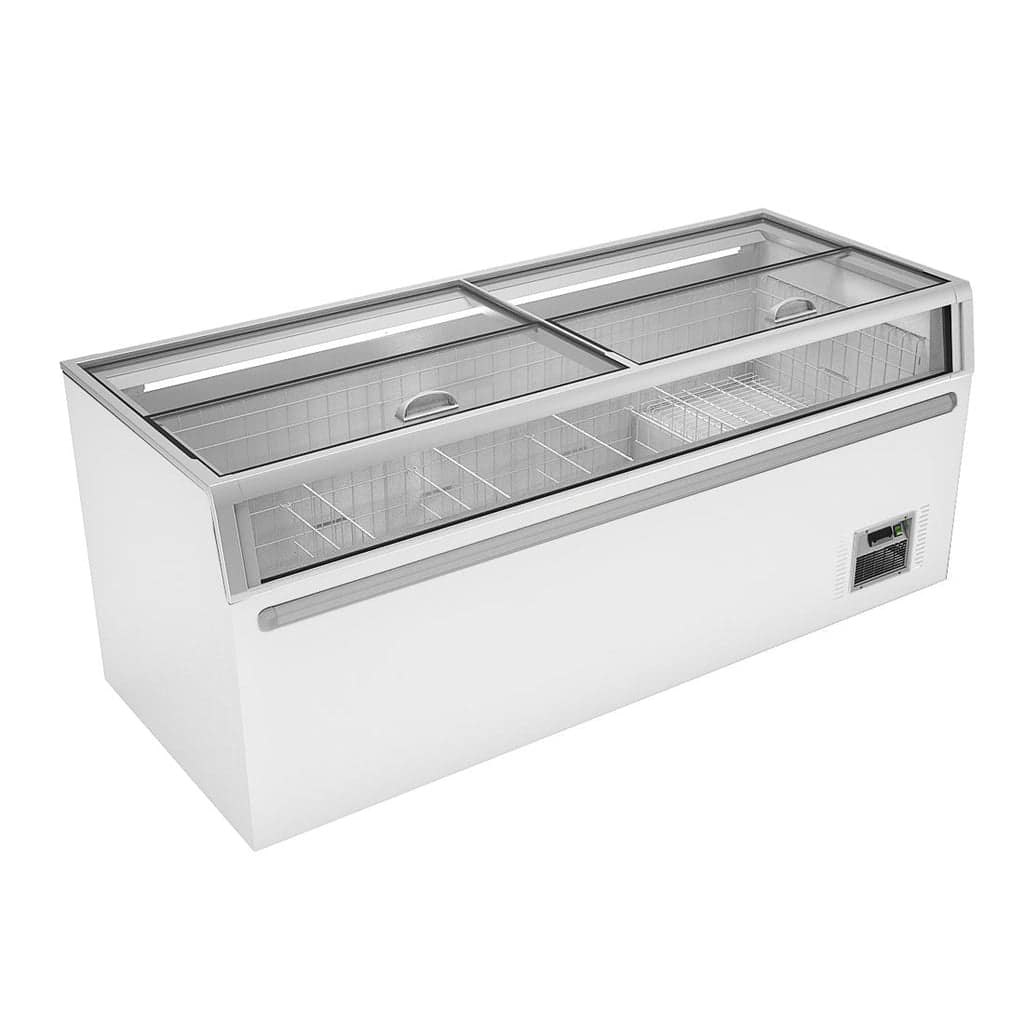 Thermaster ZCD-L145G Island Freezer – 575L, Glass Sliding Lids - Image 2