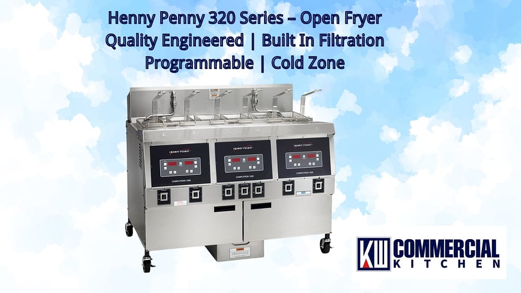 Henny Penny OFG-321-1000 Gas Open Fryer with Digital Controls & Oil Filtration