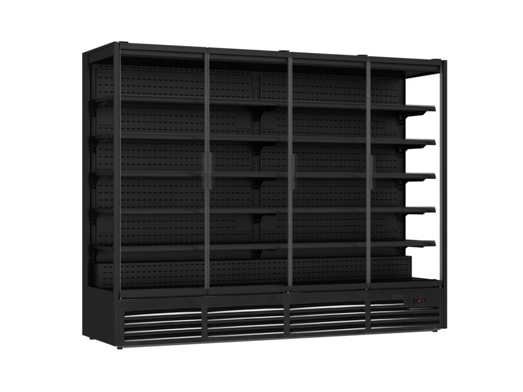 Saltas MDS2500 4-Door Multideck Fridge with LED Lighting & Self-Closing Doors