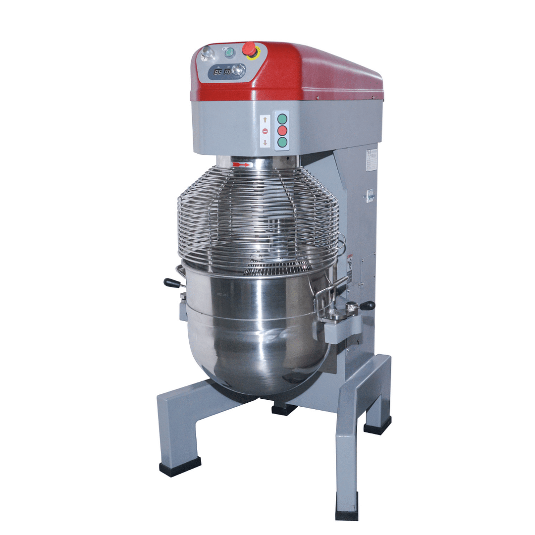 Tyrone B60GX/S heavy-duty 60L planetary mixer 240V 2500W 10-speed digital timer stainless steel commercial bakery mixer, Australia