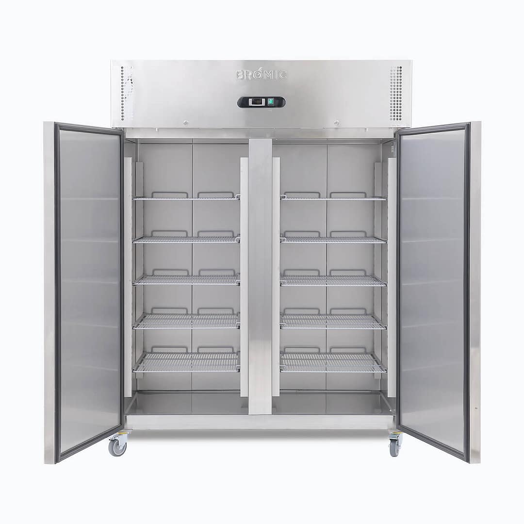Bromic UC1300SD-NR 2 Door Upright Fridge – 1300L Stainless Steel | KW - Image 4