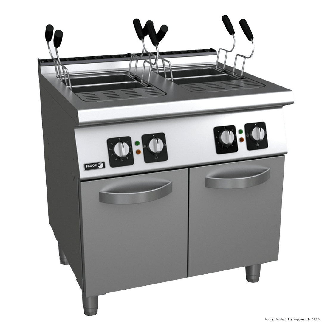 Fagor CP-E7226 electric pasta cooker with 4 baskets, 18kW, stainless steel – Australia