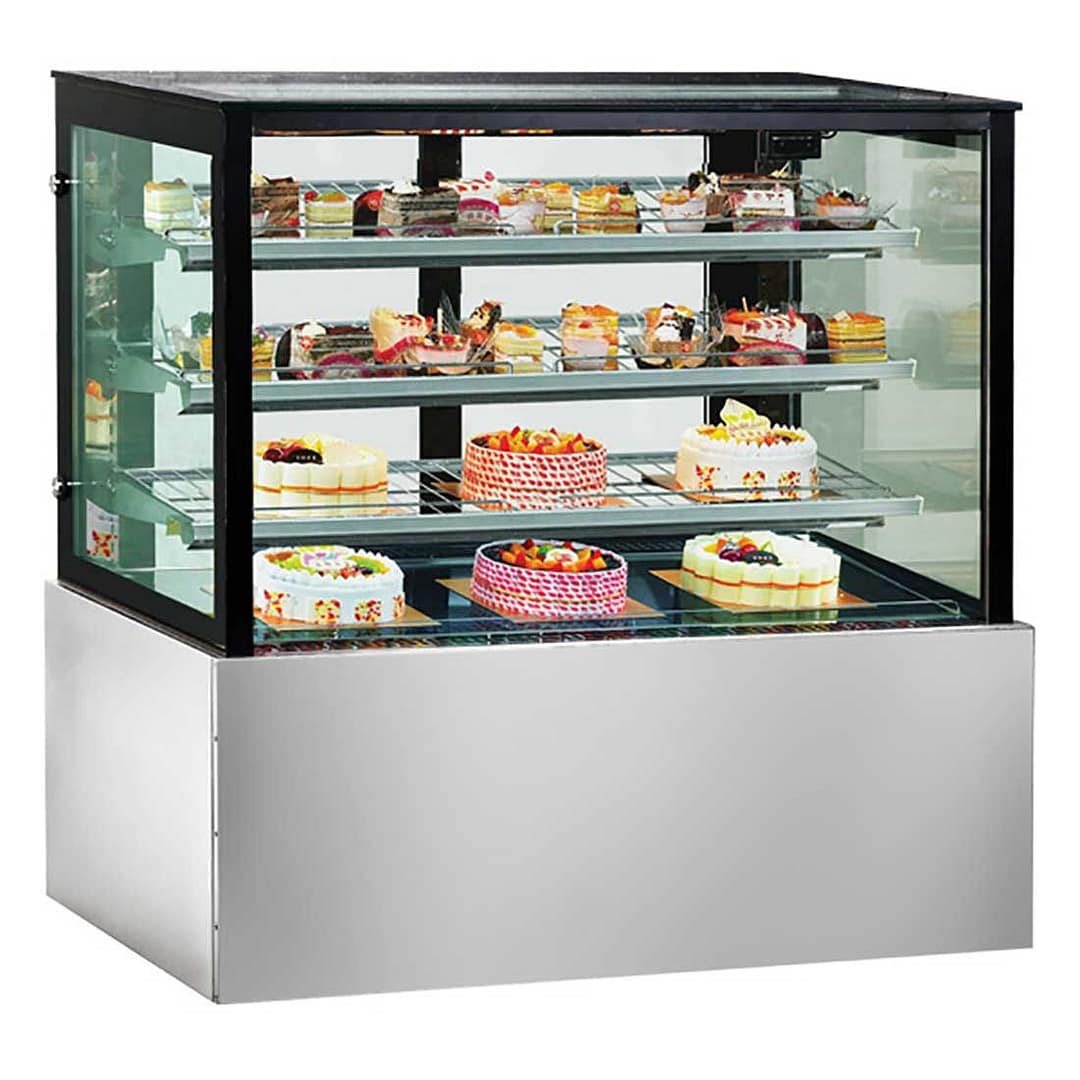 Bonvue SL840V Chilled Food Display | 570L Triple Glass Showcase