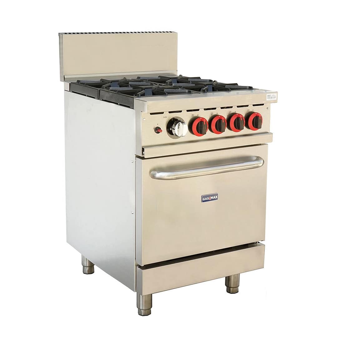 Gasmax GBS4TLPG 4 Burner Gas Oven, LPG, Flame Failure, Heavy Duty Stainless