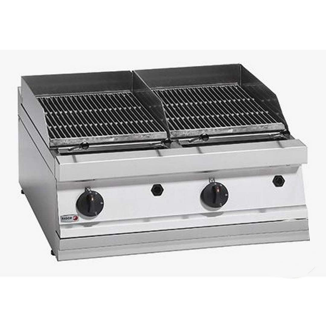 Ex-Showroom Fagor 700 Series Gas Charcoal 2 Grid Grill BG7-10 - Used commercial char grill