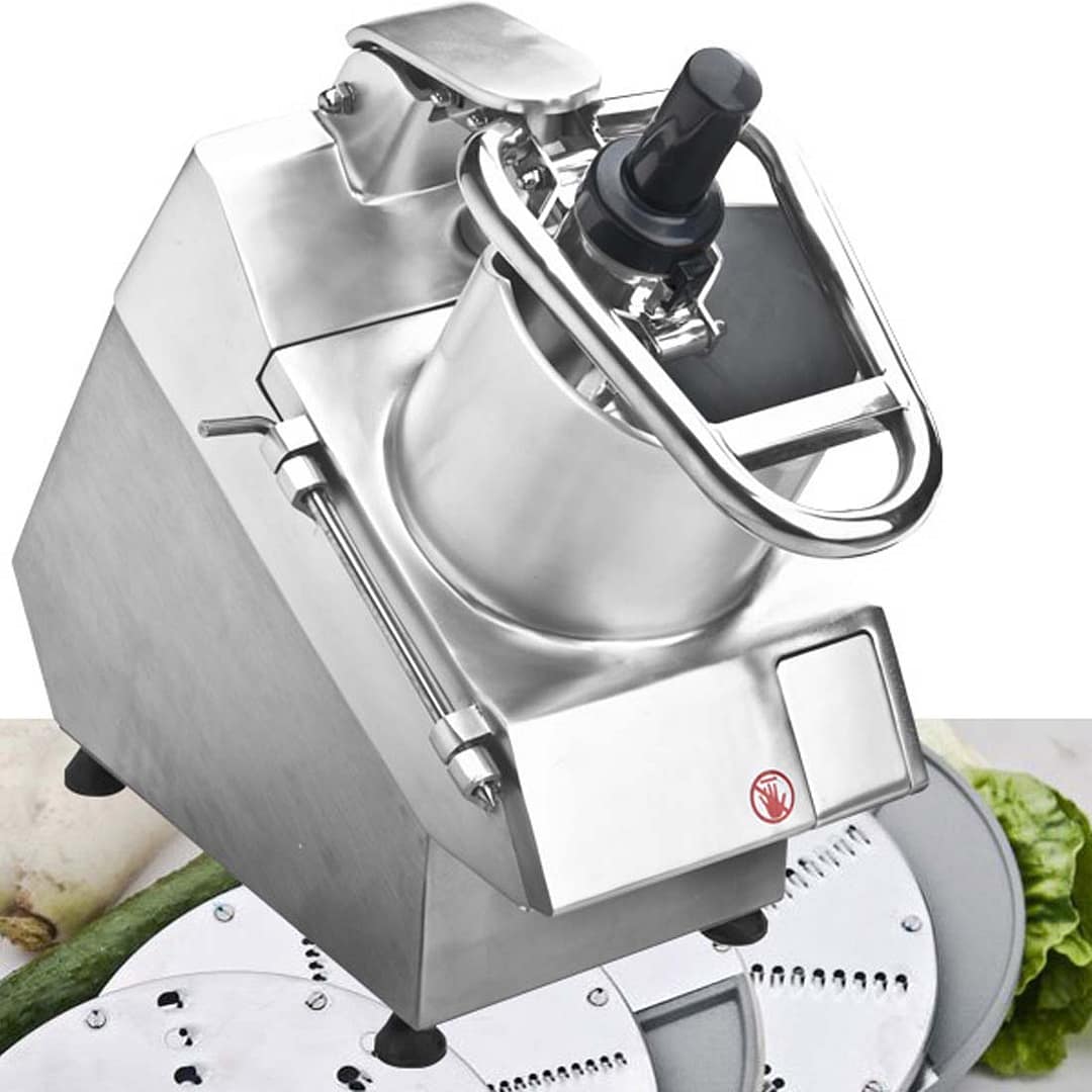 Yasaki VC65MS Vegetable Cutter with Full Moon Hopper and 5 Discs