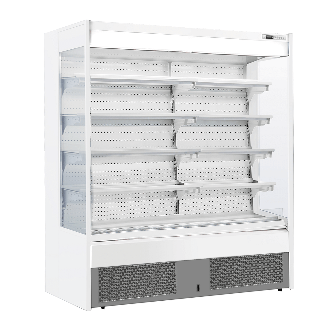 Thermaster OC-1830 Open Beverage Display with 810L Capacity and Fan-Forced Cooling