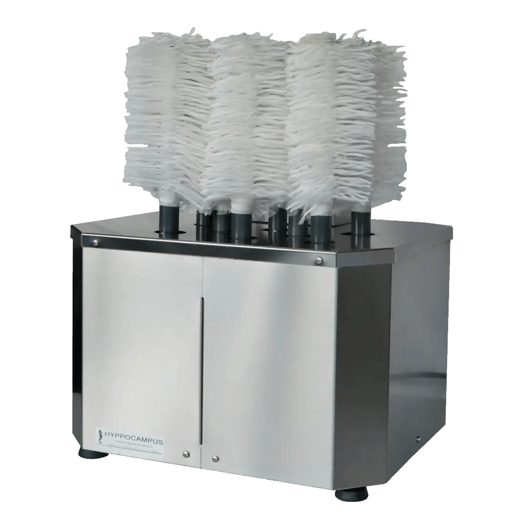 Sammic GP-8 glass polisher OEM Hyppocampus Italy 8-brush commercial glass dryer polisher – KW Commercial Kitchen