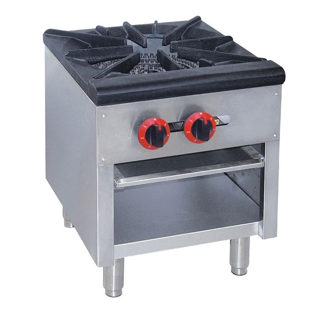 Gasmax RB-1E Single Gas Burner with Dual Ring Flame & Flame Failure Protection