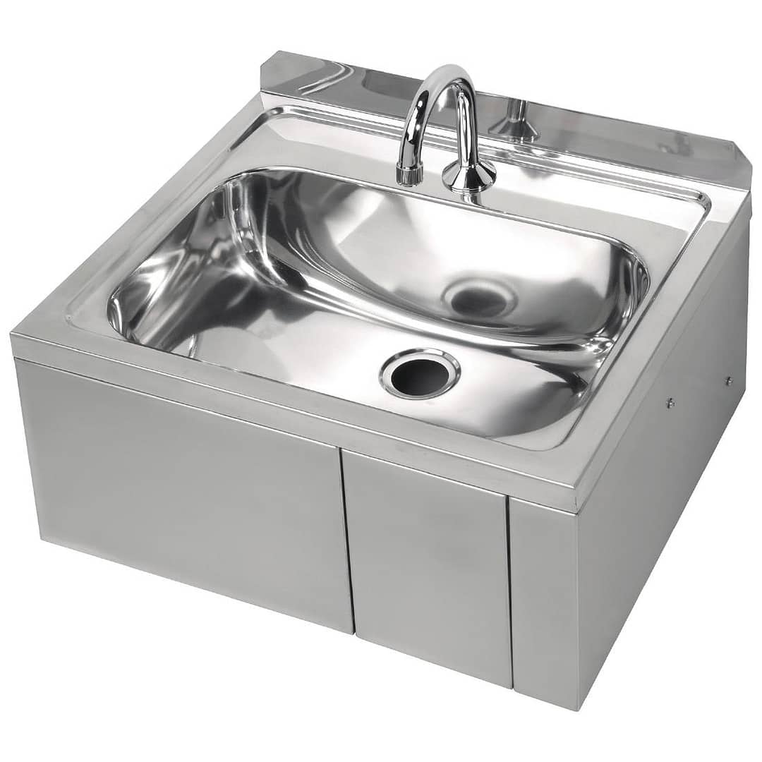3monkeez Stainless Steel Knee-Operated Hand Basin CS925