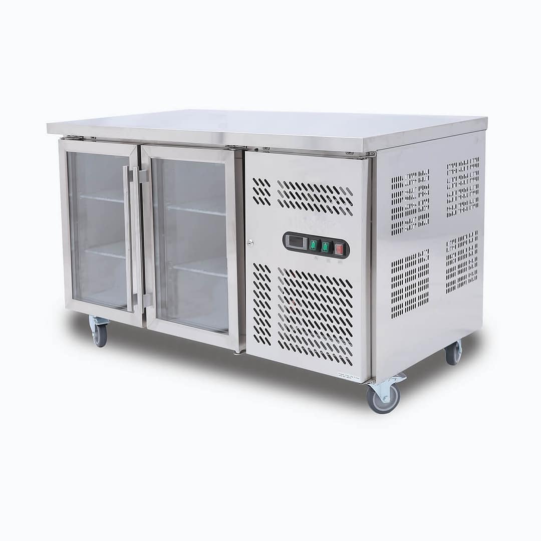 Bromic Chiller UBC1360GD-NR U/Bench 2DR GLS 282L - Image 3