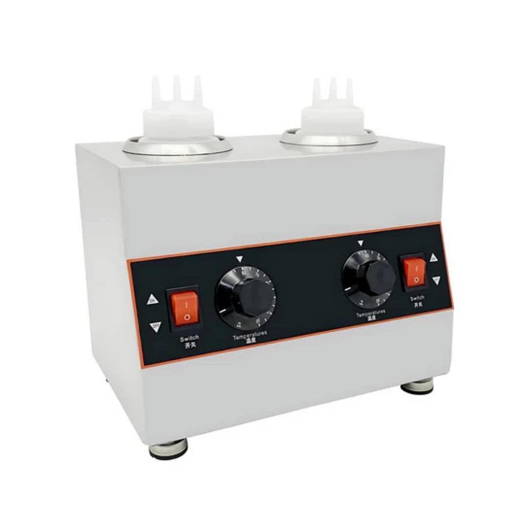 Kitchen Knock 620973 double head chocolate sauce warmer dual heating 255×195×230 mm – front view, Australia