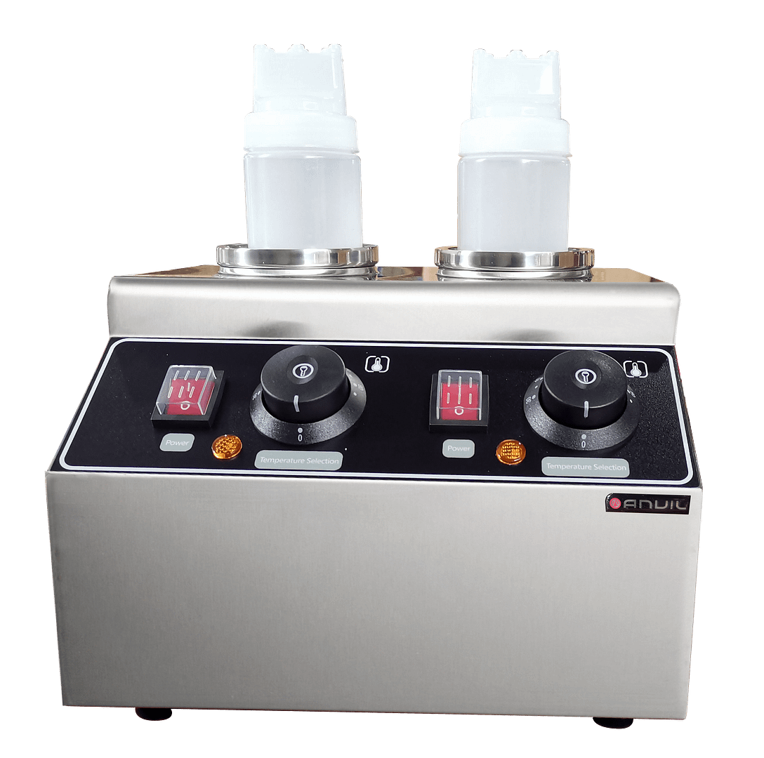 Anvil SWA0002 Double Sauce Warmer with Adjustable Temperature and Stainless Steel Build
