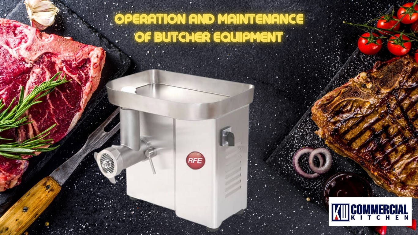 how to use butcher equipment, commercial meat mincer