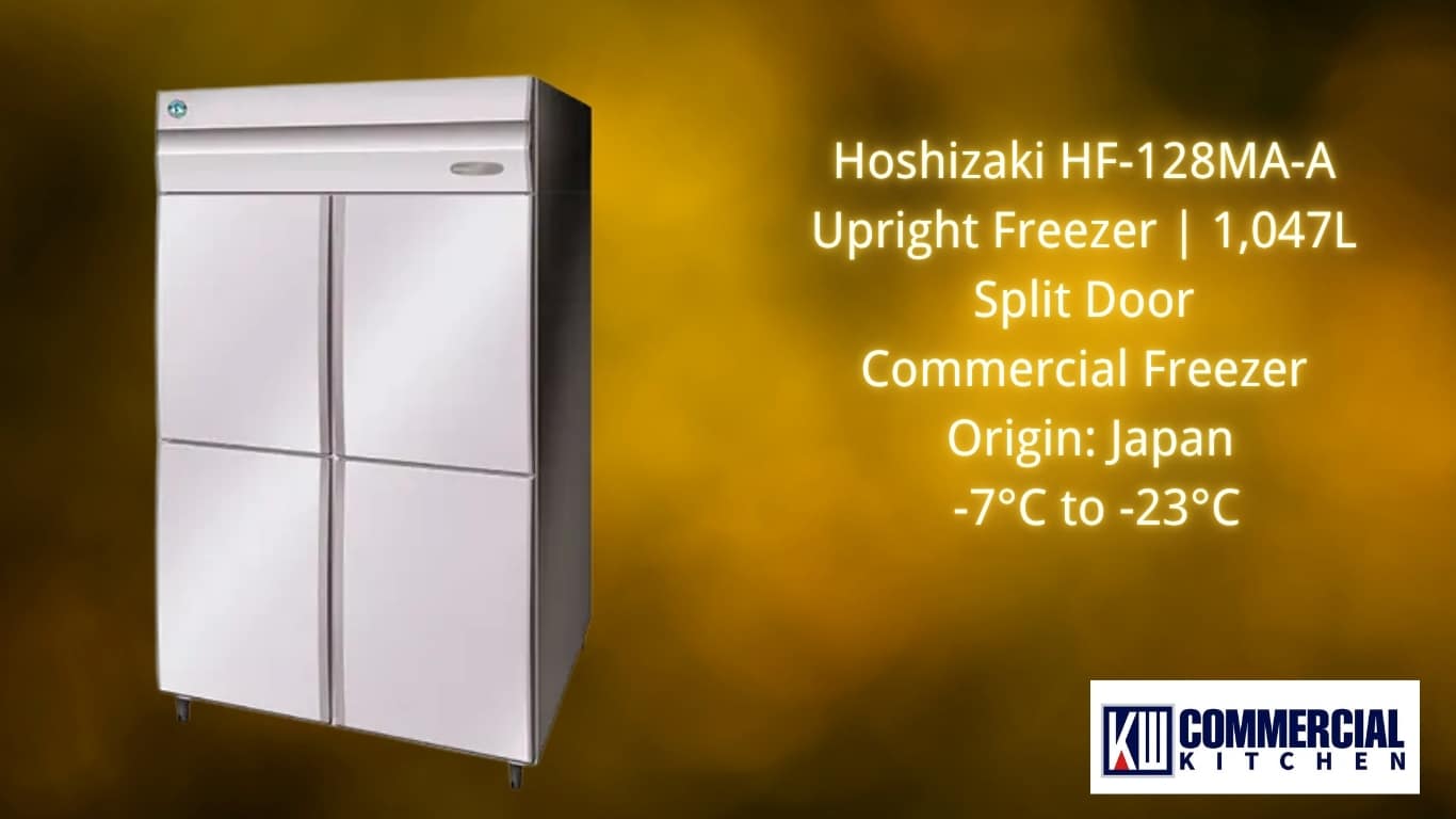 Hoshizaki HF-128MA-A Upright Freezer | 1,047L Split Door Commercial Freezer Australia