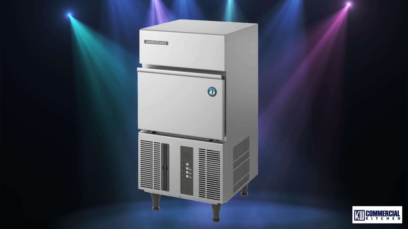 Hoshizaki undercounter ice machine with built‑in storage