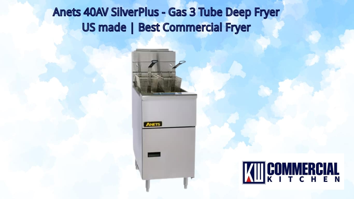 Anets SilverPLUS Gas Fryer 40AV – Energy-Efficient Fryer