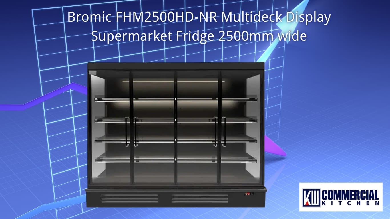 Bromic FHM2500HD-NR Multideck Display Supermarket Fridge 2500mm wide